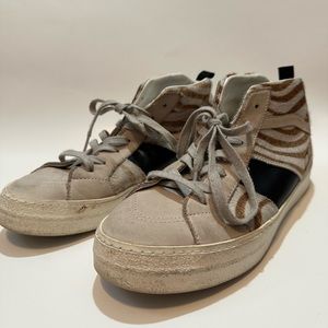 D.A.T.E HAWK Animal Print Sneakers Women’s Size 8